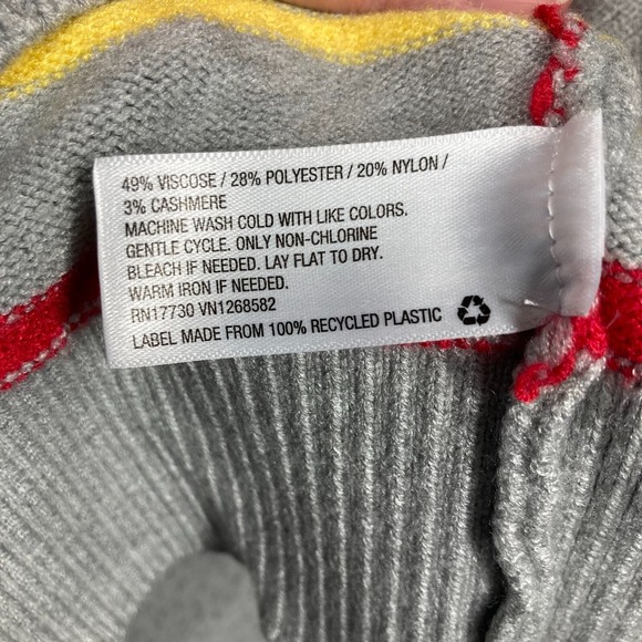 La Ligne X Target Sweater Women's Plus 3X Gray Stripe Pullover Cashmere Blend - Picture 10 of 14